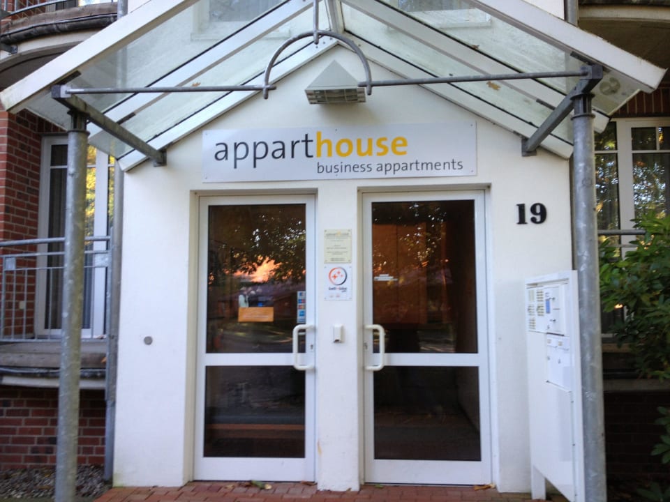 Eingang Appart-Haus Business Appartements