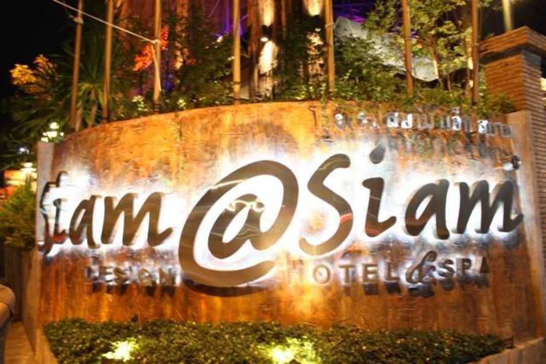Eingangsschild Hotel Siam@Siam Siam@Siam Design Hotel Bangkok