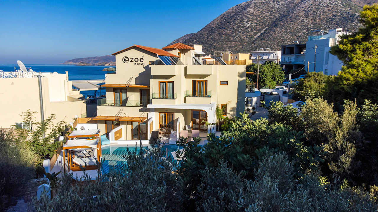 Ausblick Zoe Boutique Hotel