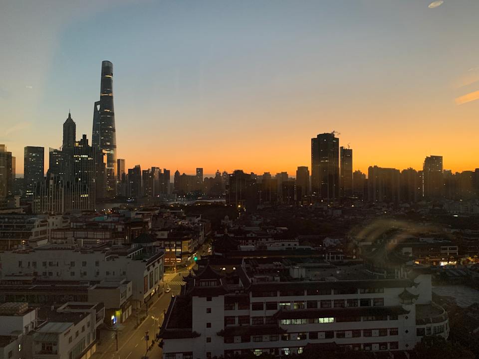 Ausblick Renaissance Shanghai Yu Garden Hotel