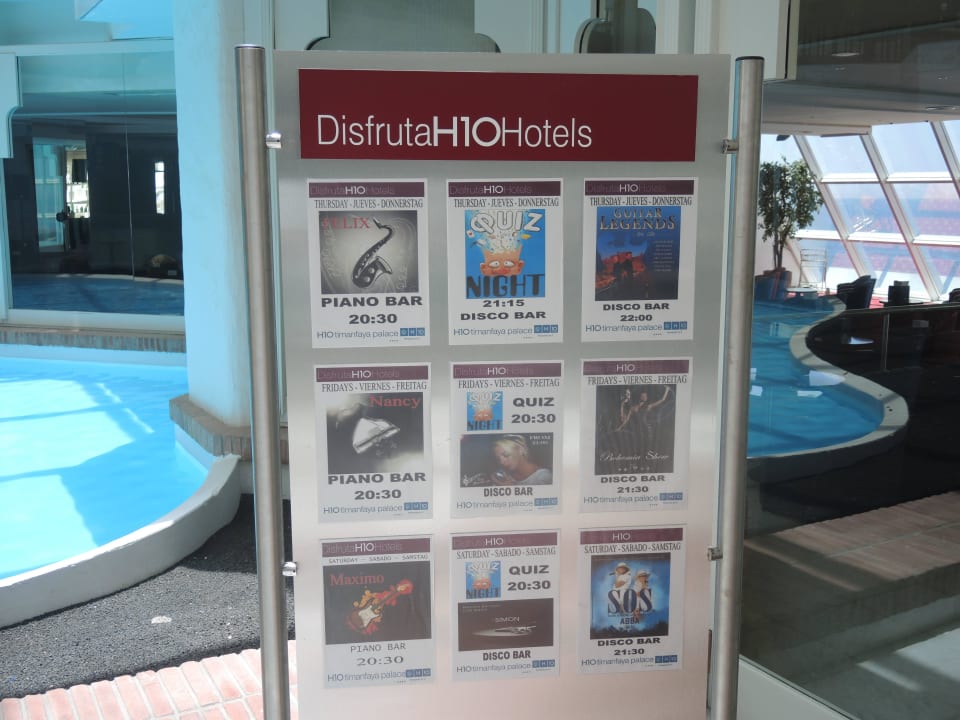 Aktivitäten  H10 Timanfaya Palace - Adults only