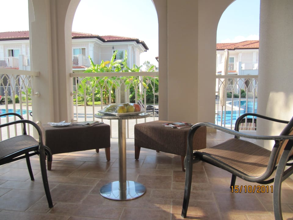 Terrasse mit direktem Poolzugang Güral Premier Tekirova