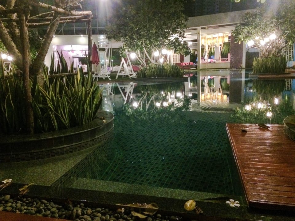 Pool von Terrasse Hotel The Sea-Cret Hua Hin