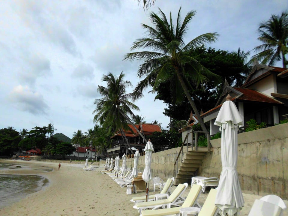Hässliche aber leider notwendige Mauer Samui Paradise Chaweng Beach Resort & Spa