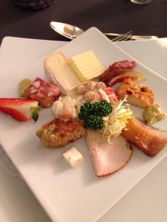 Vorspeisenteller Hotel Fährhaus