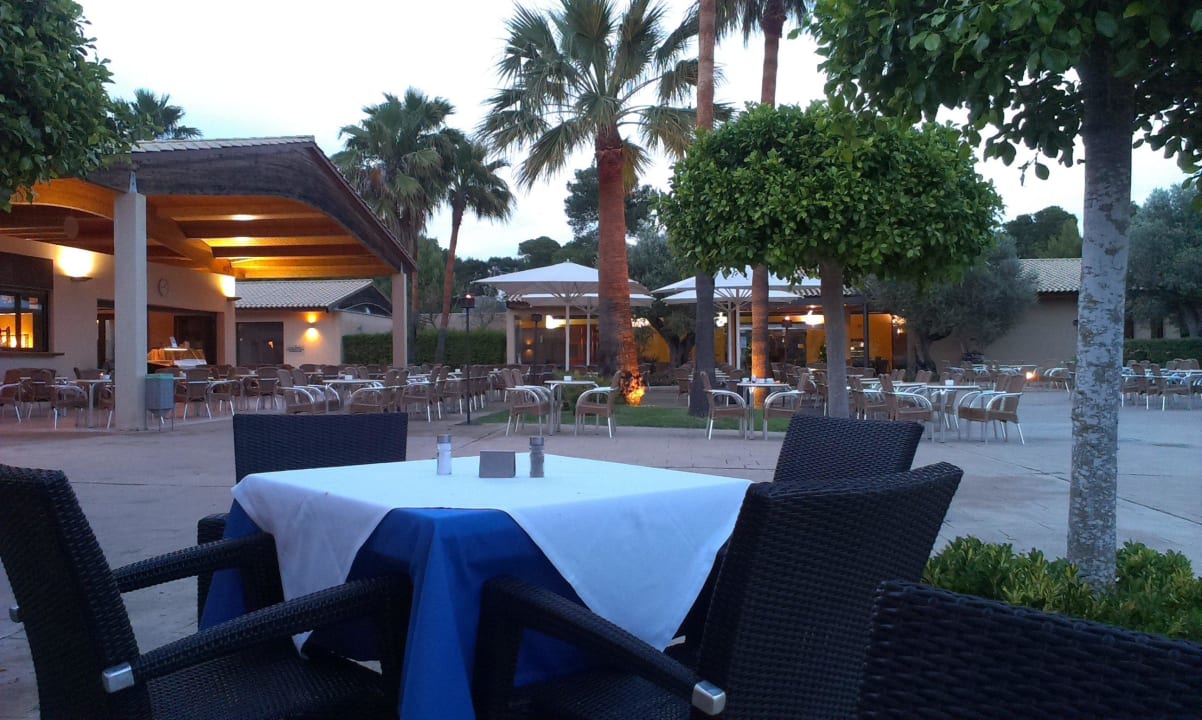 Außenbereich Restaurant, Blick Richtung Snack-Bar Valentin Playa de Muro