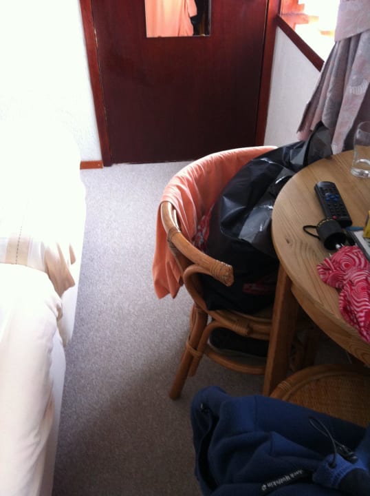 Fussende und Sitzgelegenheit-ohne diese wäre es be Hotel Tien Torens