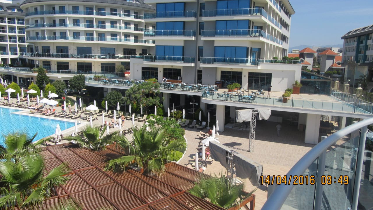 Blick vom "Turm" Commodore Elite Suites & Spa - Adults only