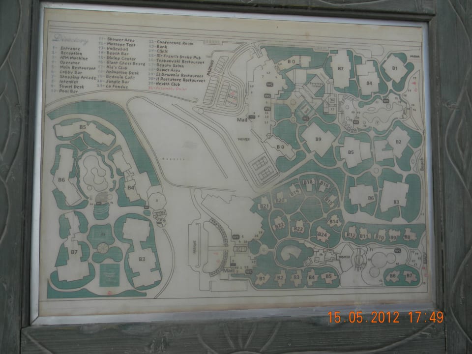 Plan hotelu Charmillion Club Resort