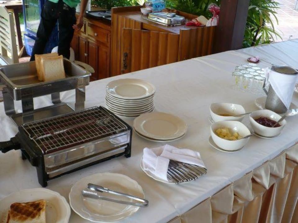 Toast mit Marmelade Hotel Le Charme Sukhothai Resort