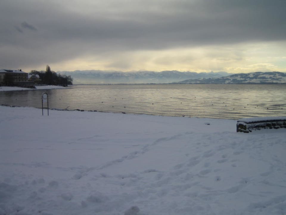 Bodensee-Strand vor dem Hotel Seehotel Litz