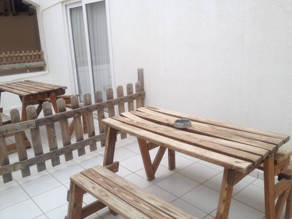 Taras oraz widok z pokoju Hotel Ayaz Aqua