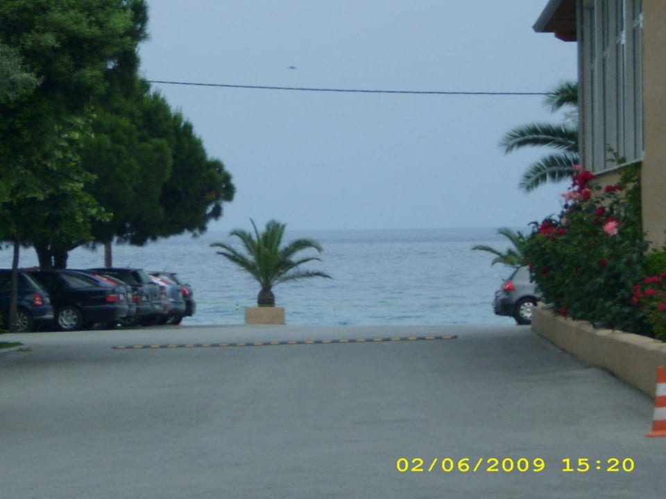Blick zum Meer alltoura Club Hotel Poseidon Palace