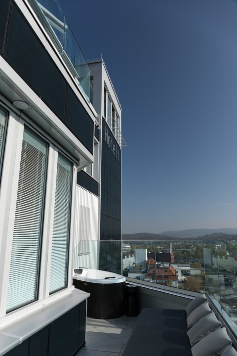 Außenansicht aquaTurm Hotel