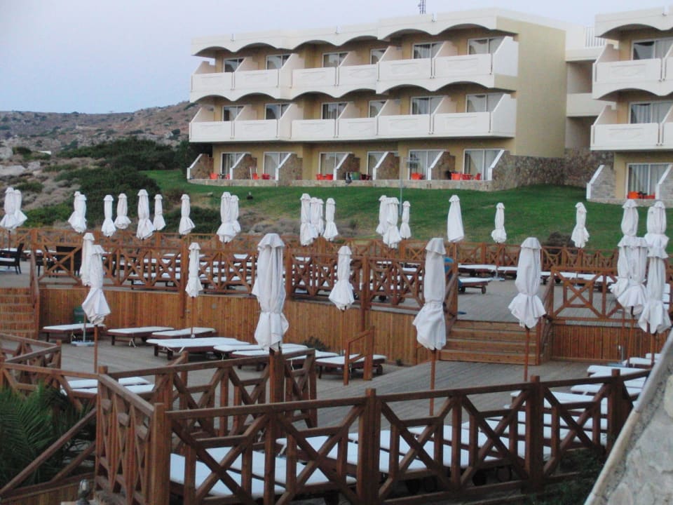 Die neue Sonnenterrasse Hotel Kalithea Horizon Royal