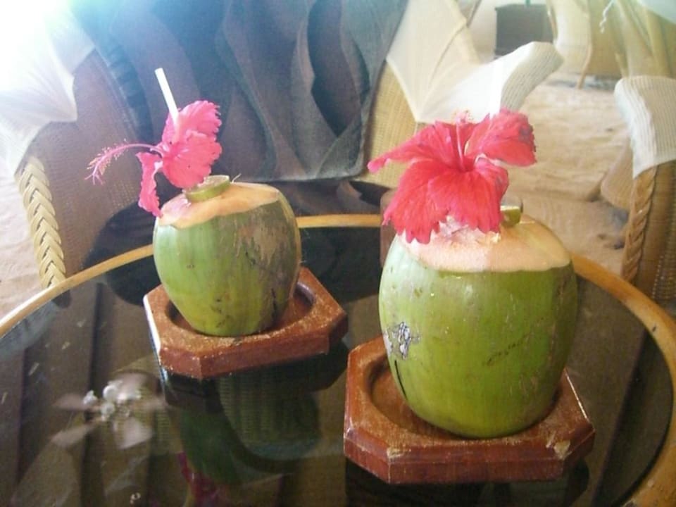 Begrüßungsdrink Sun Siyam Vilu Reef