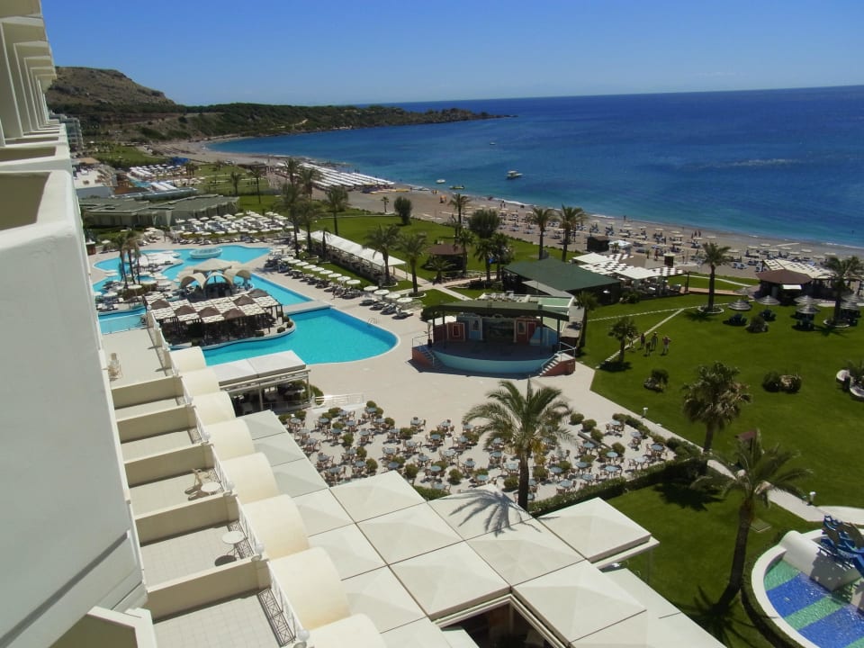 Blick vom Balkon Rodos Palladium Leisure & Wellness