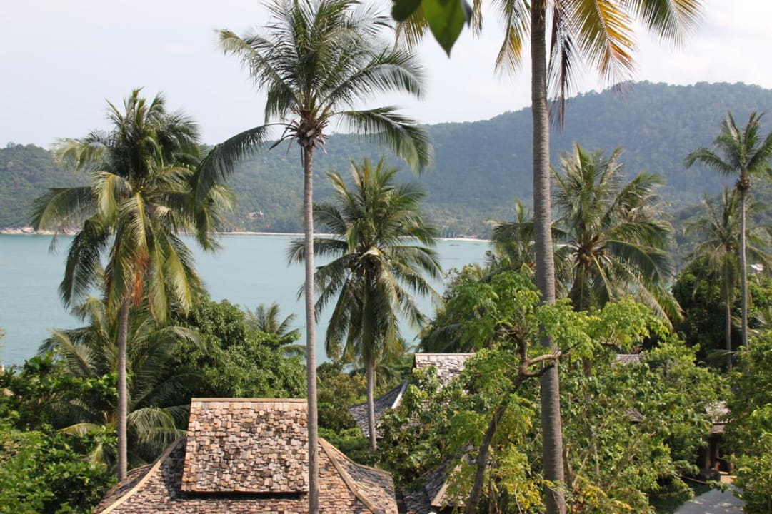 Aus der Anlage über die Bucht Santhiya Koh Phangan Resort & Spa