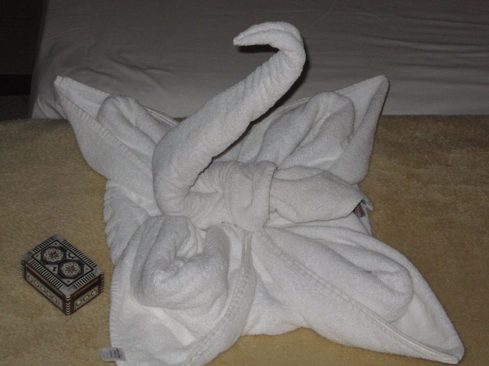 Schwan aus Handtüchern Jaz Makadi Oasis Resort