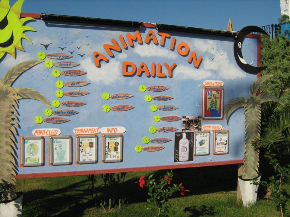 Animationstafel Sunis Elita Beach Resort & Spa