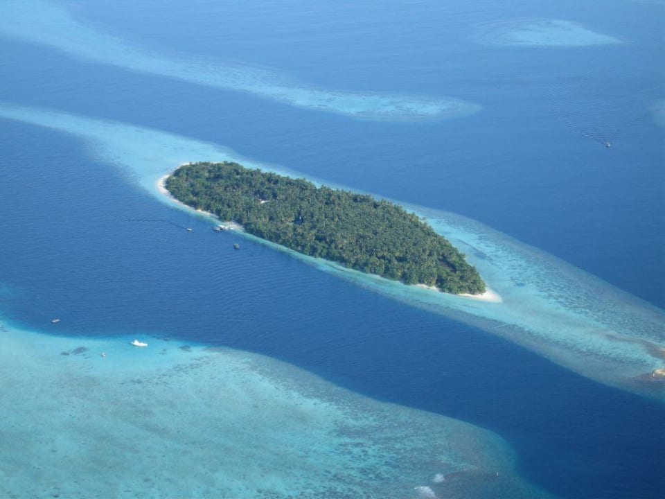 Vilamendhoo von oben Vilamendhoo Island Resort & Spa