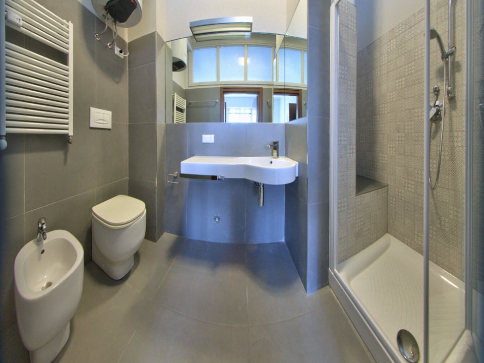 Badezimmer Milan Apartment Rental