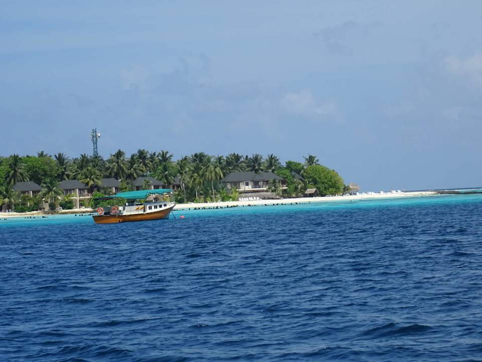 Blick auf die Insel Summer Island Maldives