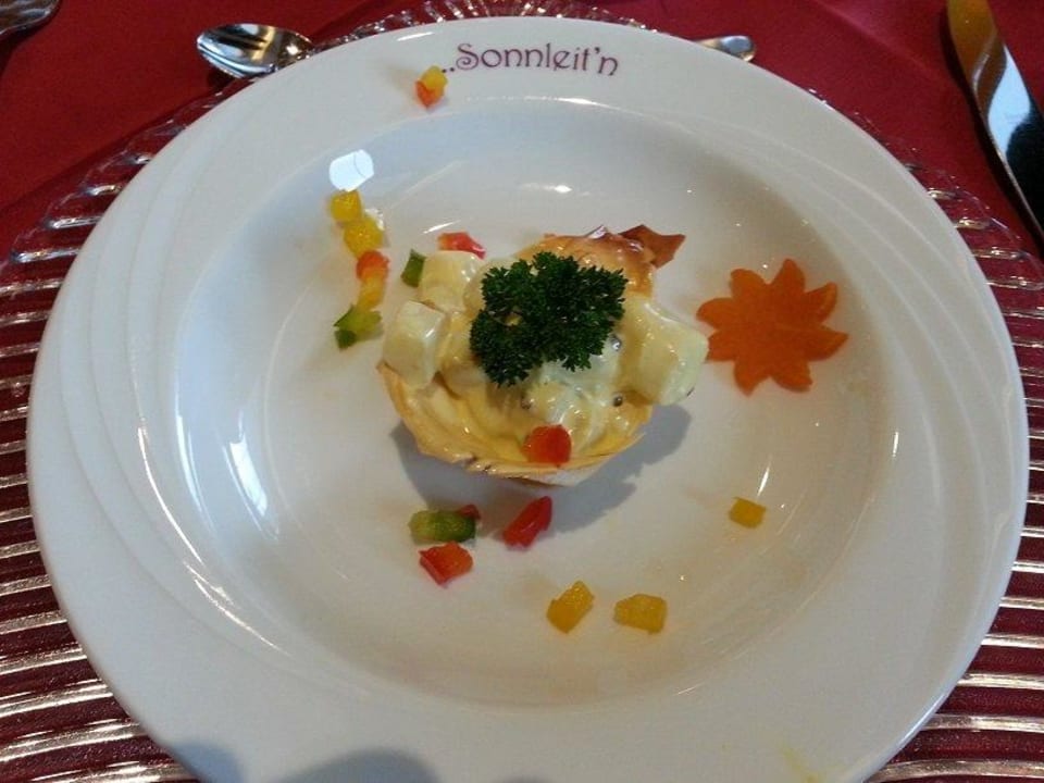 Zwischengericht -Göttlich  Hotel Sonnleiten
