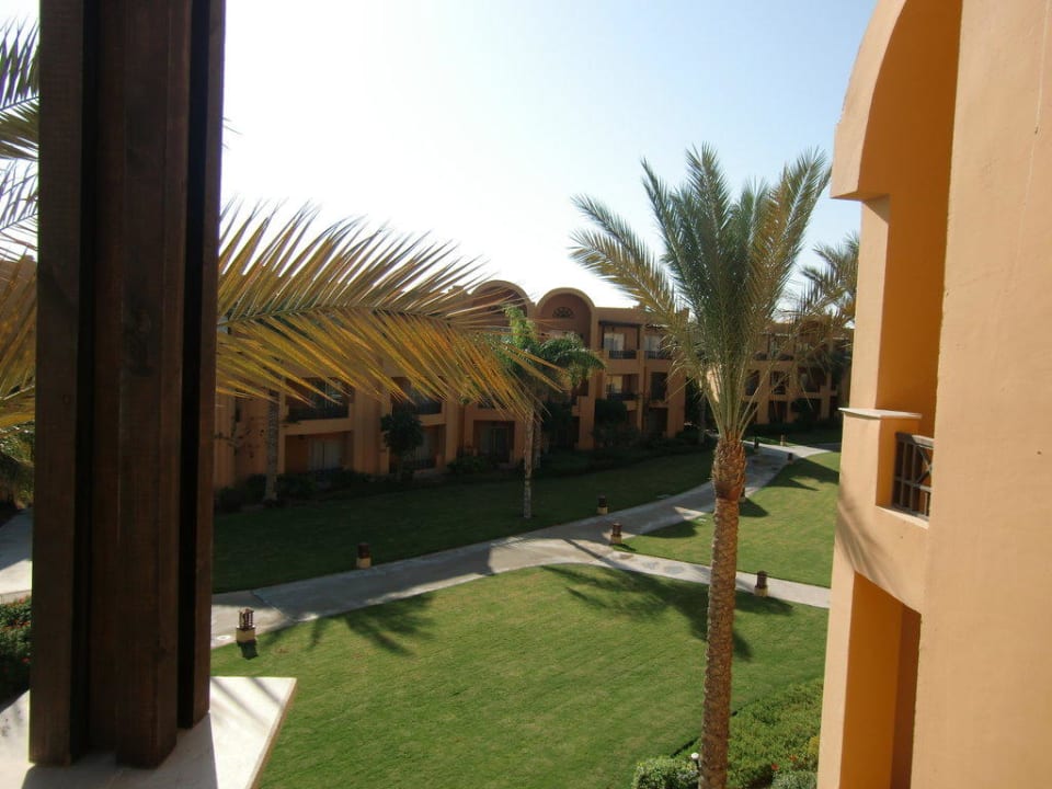 Ausblick in die gepflegte Anlage Stella Beach Resort & Spa Makadi Bay