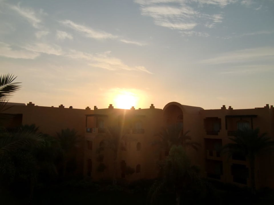 Sonnenaufgang/Zimmerausblick Stella Beach Resort & Spa Makadi Bay