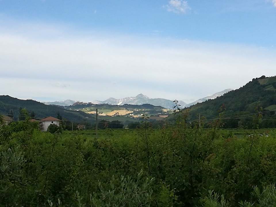 Ausblick Bauernhof La Curtis