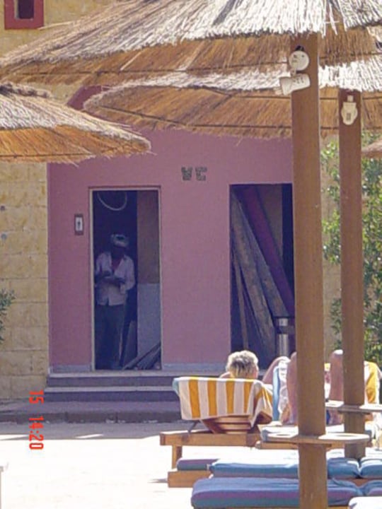 Baustelle am WC Pickalbatros Alf Leila Wa Leila Resort - Neverland Hurghada
