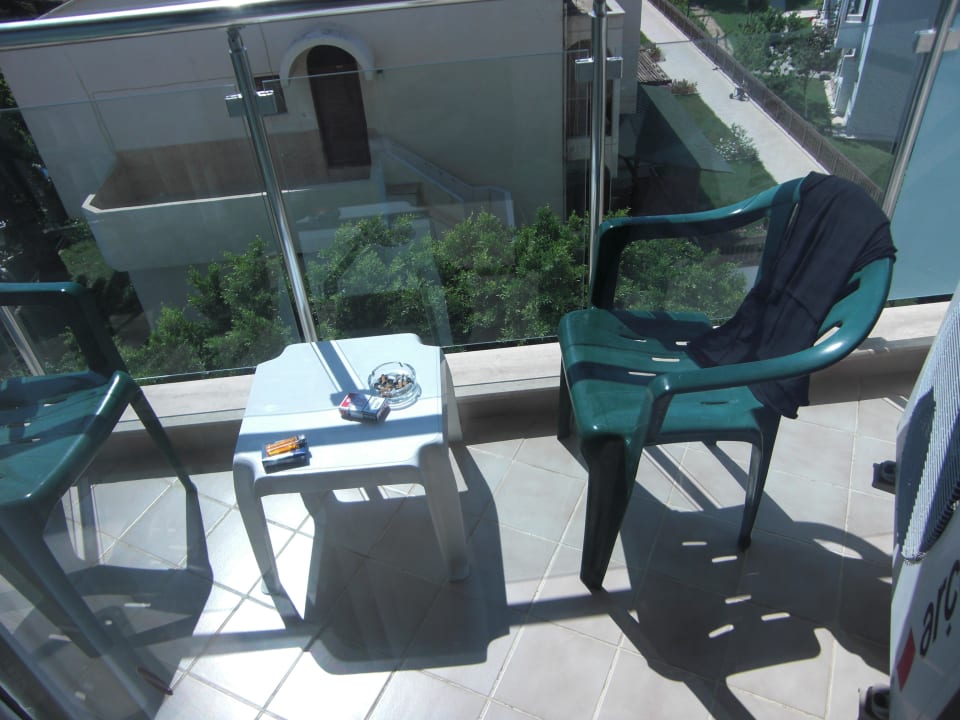 Balkon klein Aska Hotel Just in Beach
