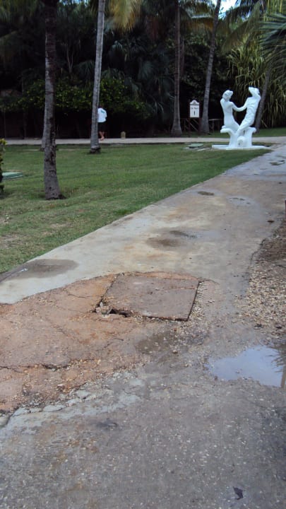 Weg kurz vor dem Pool  Melia Las Antillas - Adults only