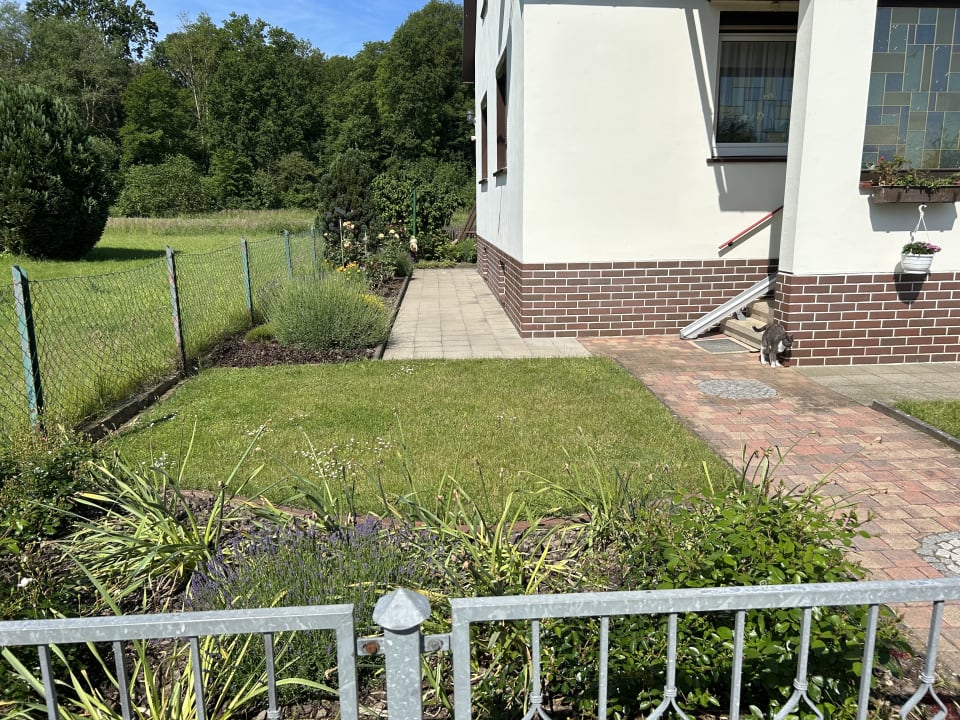 Gartenanlage Ferienwohnung Winzenburg in der Nähe vom Steinhuder Meer und Dinopark Münchehagen