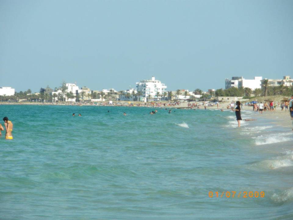 Blick nach Mahdia vom Strand El Mehdi Beach Resort