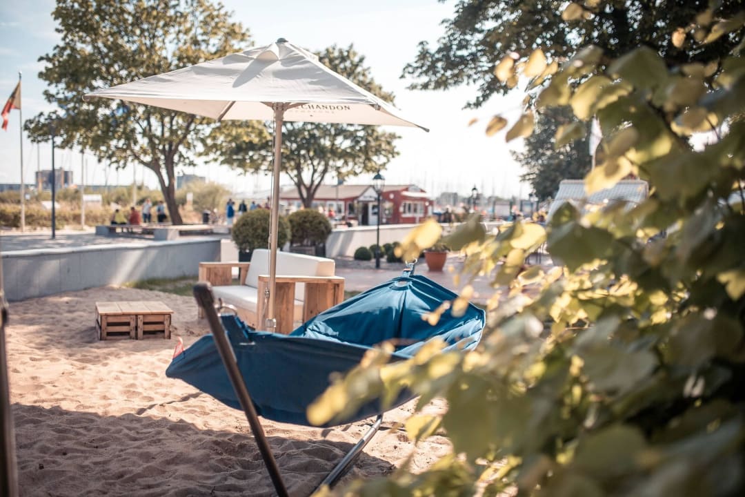 Loungebereich Strandhotel Strande