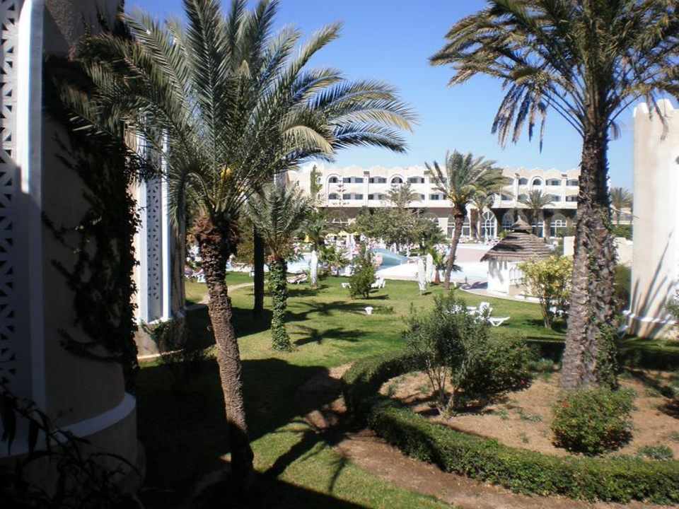 Im Inneren der Außenanlage Mahdia Beach & Aquapark