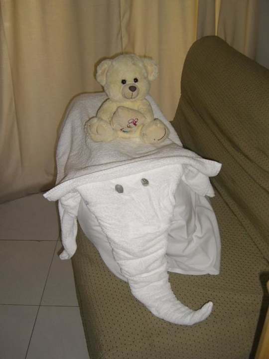 Handtuchskulptur Ghazala Gardens