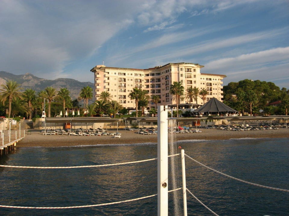 Elize Resort Hotel vom Steg aus Kilikya Resort Camyuva