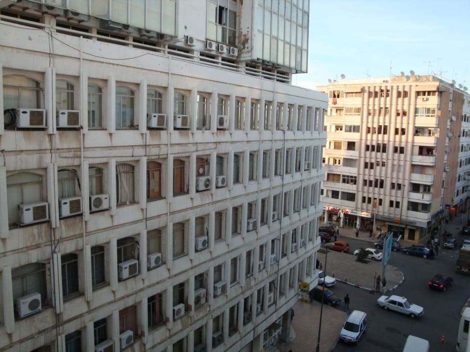 Ausblick vom Zimmer 509 nach rechts Hotel Rihab