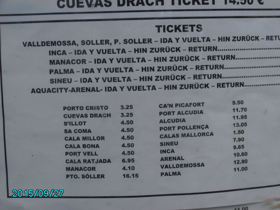 Preise für Busfahrten ICON Valparaiso - Adults Only