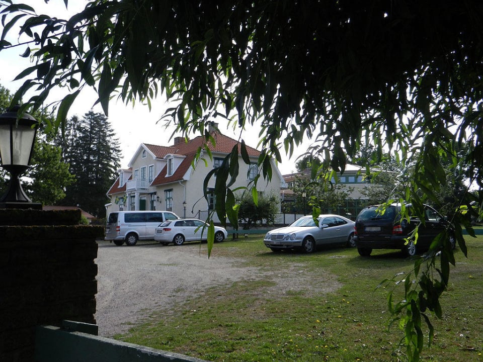 Einfahrt bei Ankunft Hotel Guntorps Herrgård