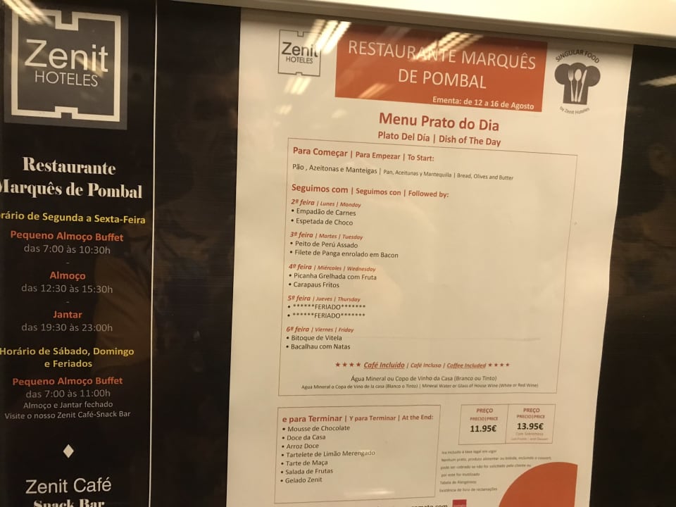 Gastro Hotel Zenit Lisboa