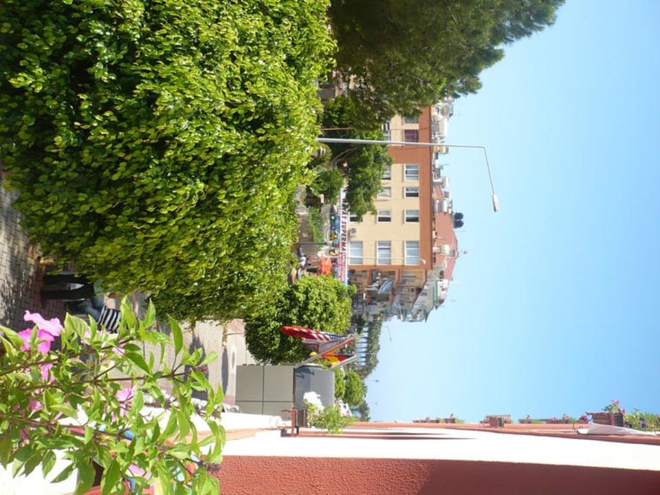 Widok z balkonu Hotel Aslan City Kleopatra