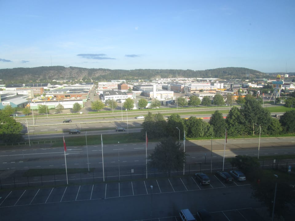 Ausblick Hotel Scandic Backadal/Goteborg