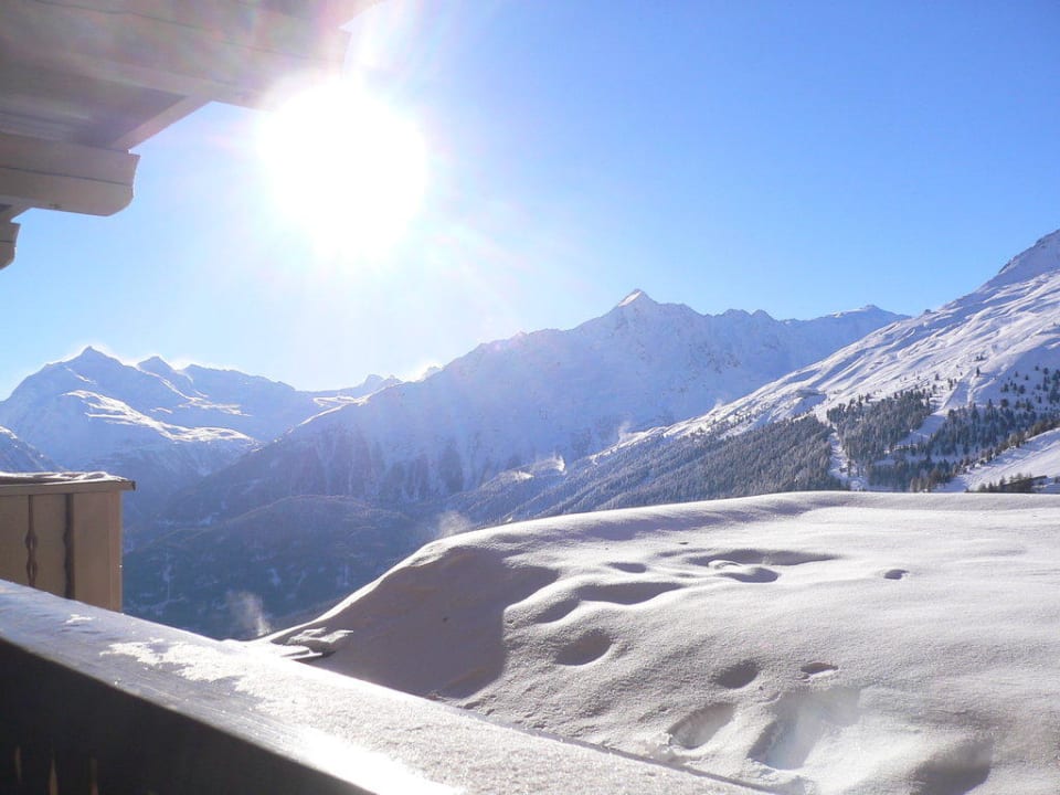 Ausblick aus dem Zimmer Hotel Alpenfriede