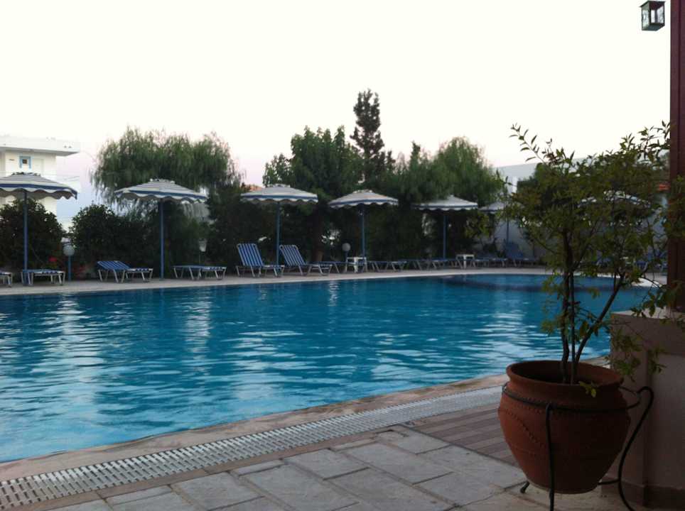 Pool/Essbereich Hotel Faliraki Bay