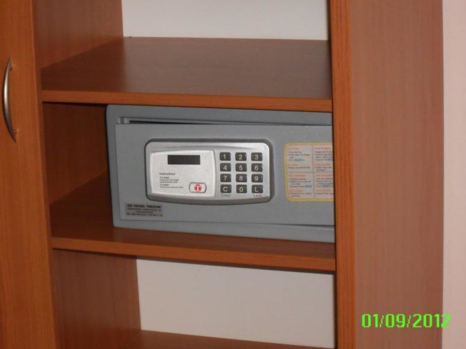 Der Safe im Zimmer Kurhotel Pyramide