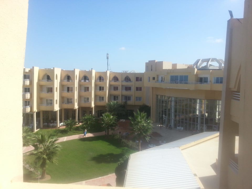 Blick nach Rechts vom Balkon aus  Skanes Serail Aquapark